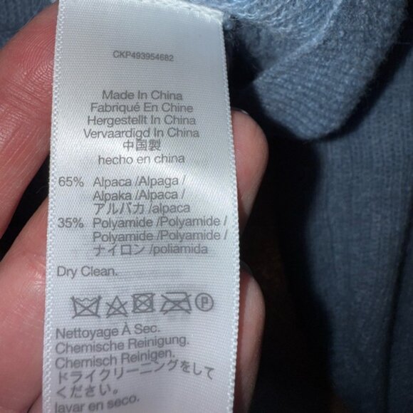 Madewell NWT women’s light weight wool sweater size medium spring - Picture 4 of 4